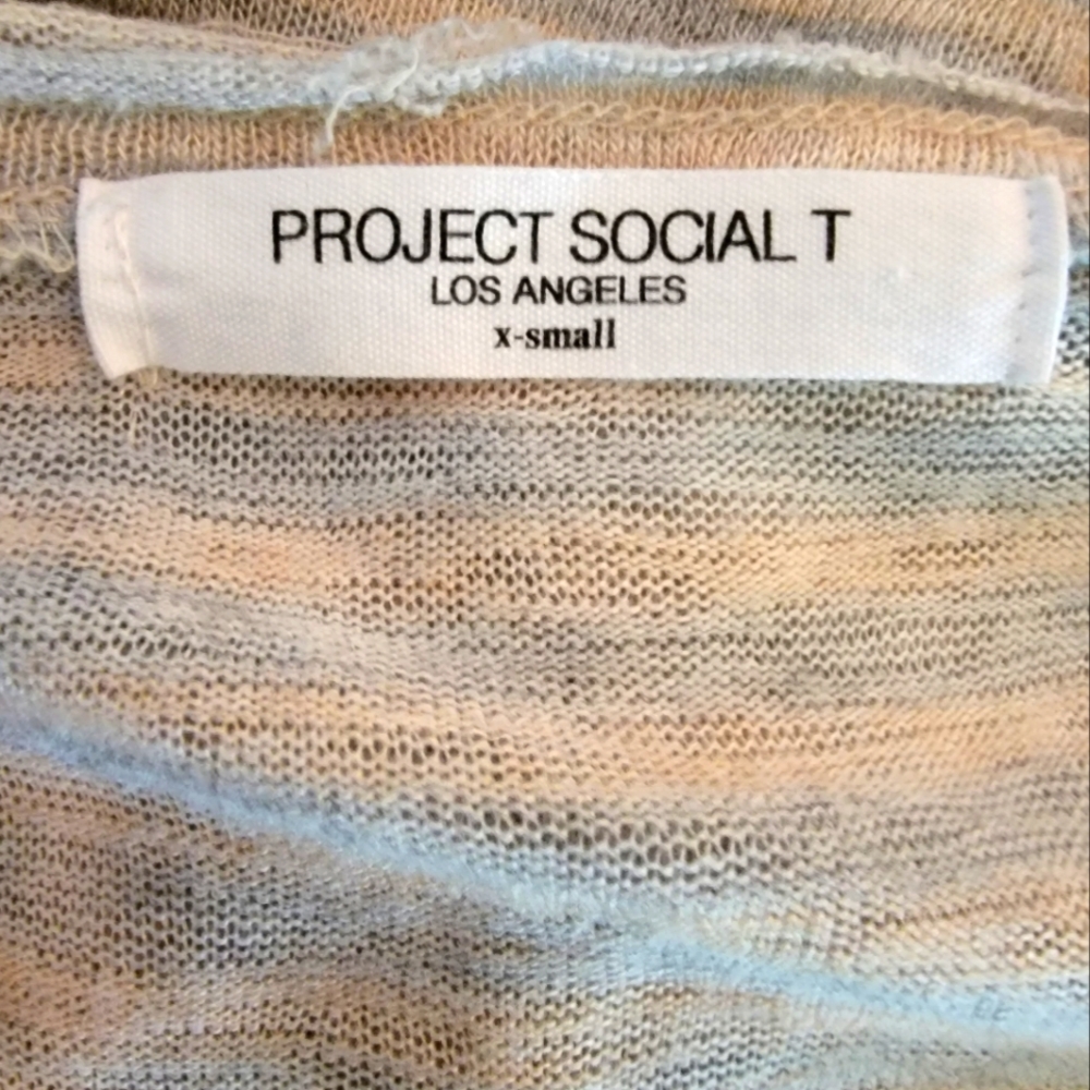 Project Soul T Distressed Ripped Top - Picture 4 of 4